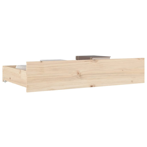 Bettschubladen Kiefer Massivholz 4er-Set