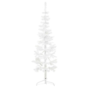 Halb-Weihnachtsbaum Weiß 120cm