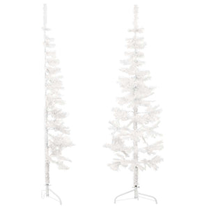 Halb-Weihnachtsbaum Weiß 120cm