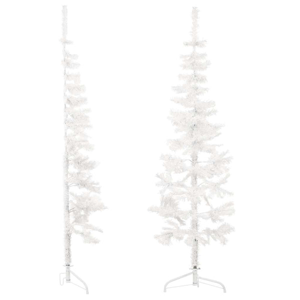 Halb-Weihnachtsbaum Weiß 120cm