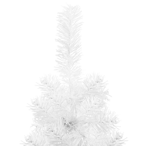 Halb-Weihnachtsbaum Weiß 120cm