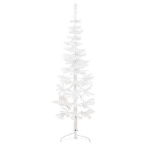 Halb-Weihnachtsbaum Weiß 180cm