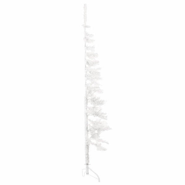 Halb-Weihnachtsbaum Weiß 180cm