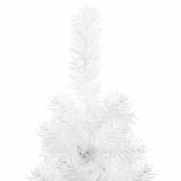 Halb-Weihnachtsbaum Weiß 180cm