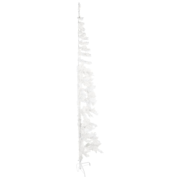Halb Weihnachtsbaum Weiß 210cm