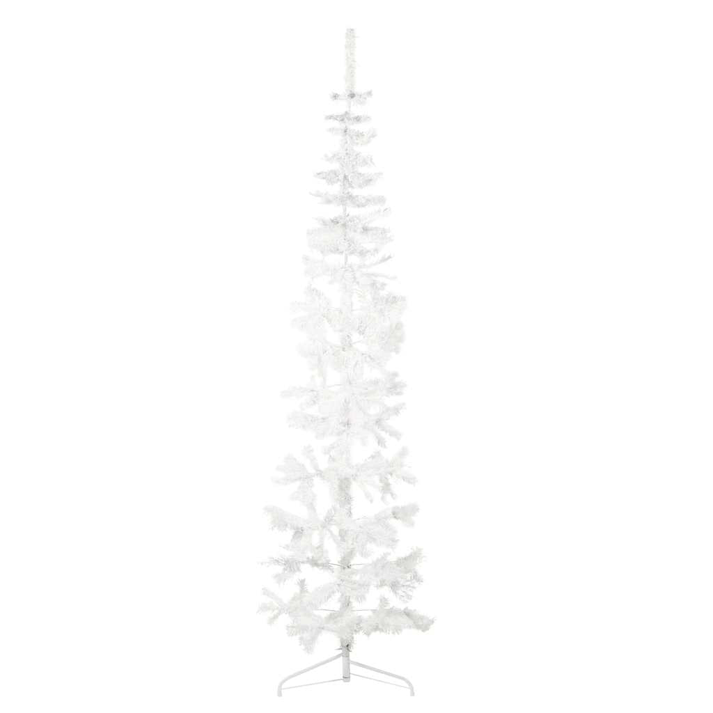 Halb Weihnachtsbaum Weiß 240cm