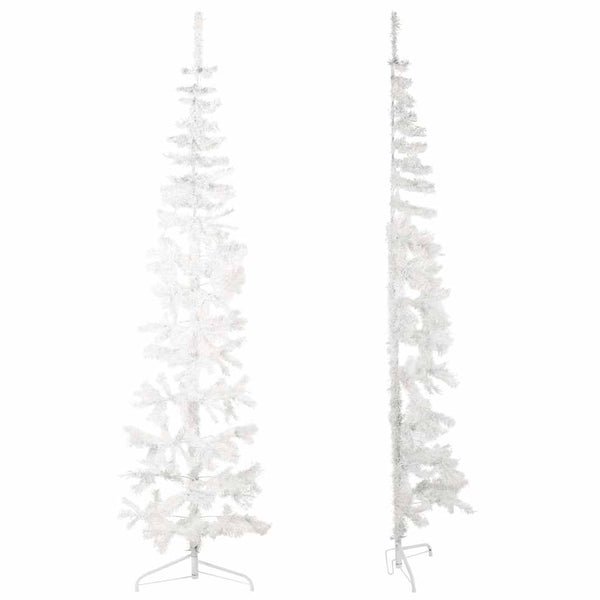 Halb Weihnachtsbaum Weiß 240cm