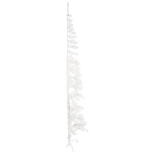 Halb Weihnachtsbaum Weiß 240cm