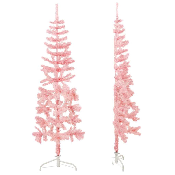 Halb Weihnachtsbaum Rosa Schlank 120cm