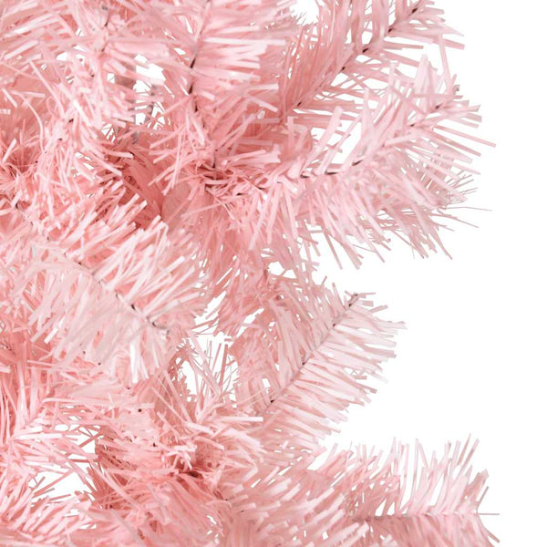 Halb Weihnachtsbaum Rosa Schlank 120cm