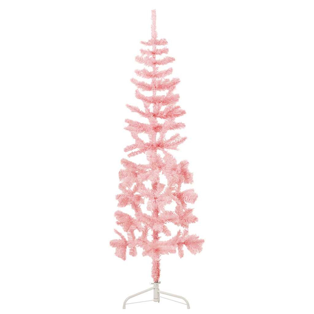 Rosa Halb-Weihnachtsbaum 150cm