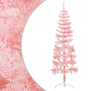 Rosa Halb-Weihnachtsbaum 150cm