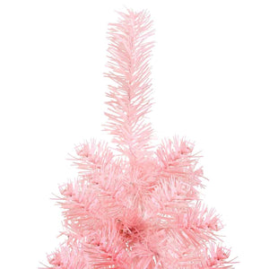 Rosa Halb-Weihnachtsbaum 150cm
