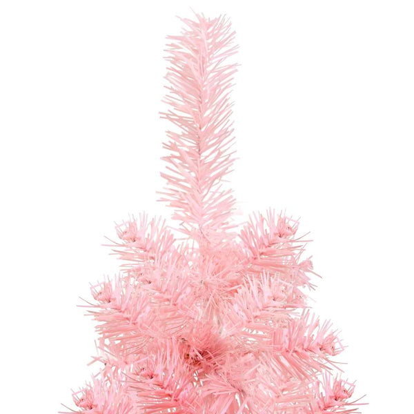 Rosa Halb-Weihnachtsbaum Schlank 180cm