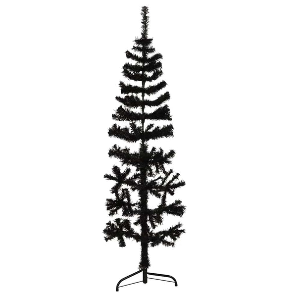 Halb Weihnachtsbaum Schwarz 120cm