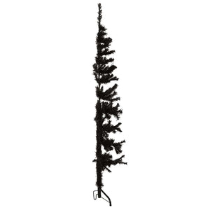 Halb Weihnachtsbaum Schwarz 120cm