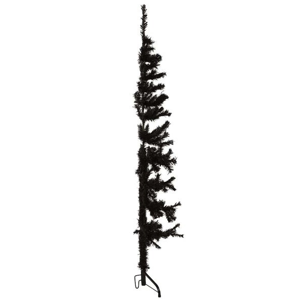 Halb Weihnachtsbaum Schwarz 120cm
