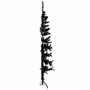 Halb Weihnachtsbaum Schwarz 150cm