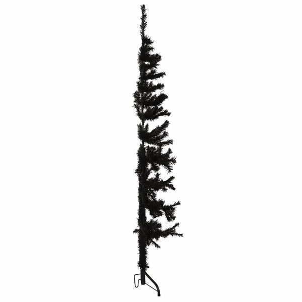 Halb Weihnachtsbaum Schwarz 150cm