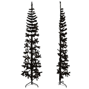 Halb Weihnachtsbaum Schwarz 210cm