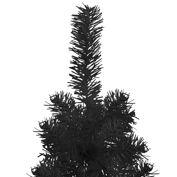 Halb Weihnachtsbaum Schwarz 210cm