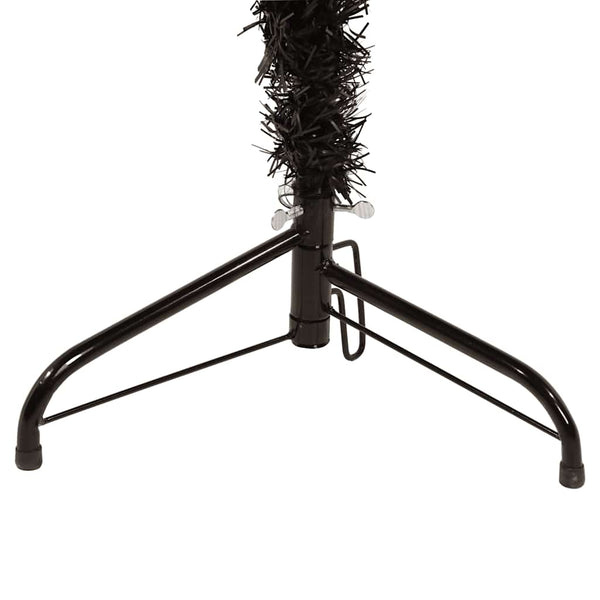 Halb-Weihnachtsbaum Schwarz 240cm