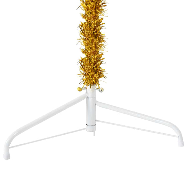Goldener Halb-Weihnachtsbaum 120cm