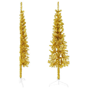 Goldener Halb-Weihnachtsbaum 150cm