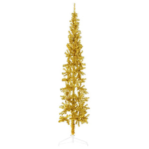 Goldener Halb-Weihnachtsbaum 180cm