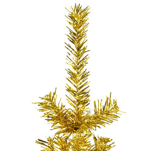 Goldener Halb-Weihnachtsbaum 180cm