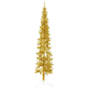 Goldener Halb-Weihnachtsbaum 240cm