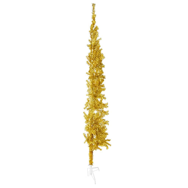 Goldener Halb-Weihnachtsbaum 240cm