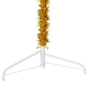 Goldener Halb-Weihnachtsbaum 240cm