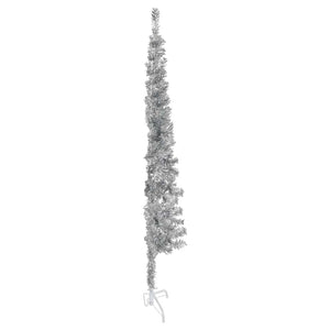 Halb Weihnachtsbaum Silber 150cm