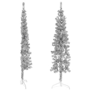 Halb Weihnachtsbaum Silber 150cm