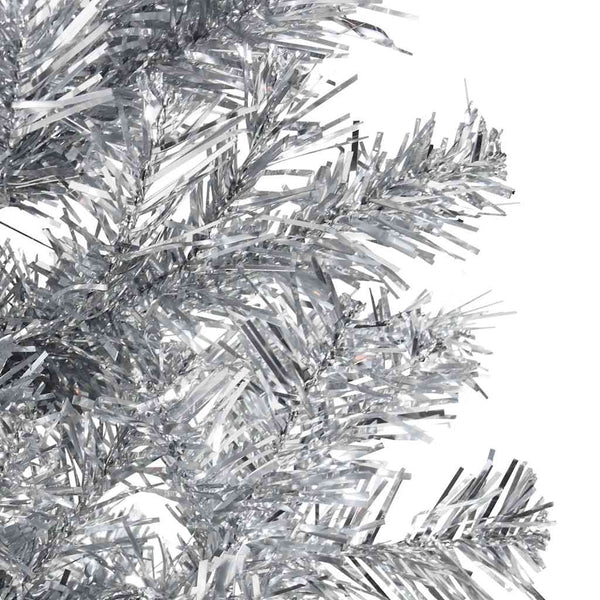 Halb Weihnachtsbaum Silber 150cm