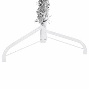 Halb Weihnachtsbaum Silber 150cm