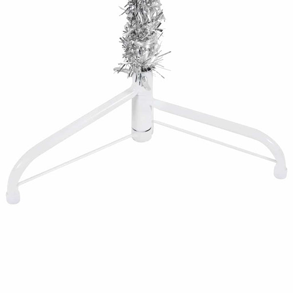 Halb Weihnachtsbaum Silber 150cm