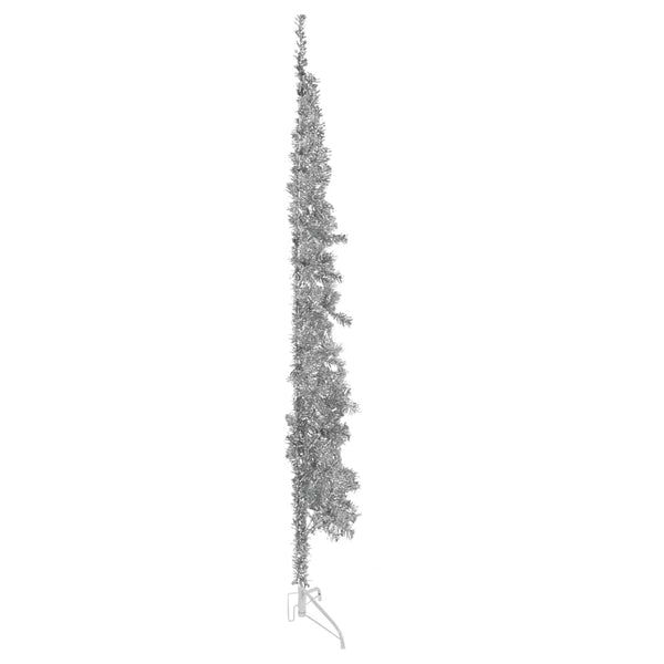 Halb Weihnachtsbaum Silber 240cm