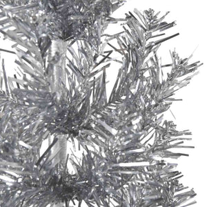 Halb Weihnachtsbaum Silber 240cm