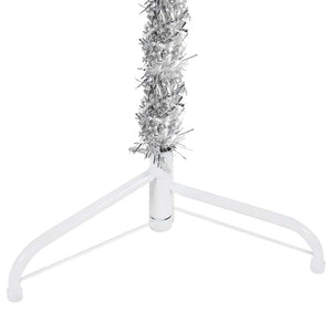 Halb Weihnachtsbaum Silber 240cm