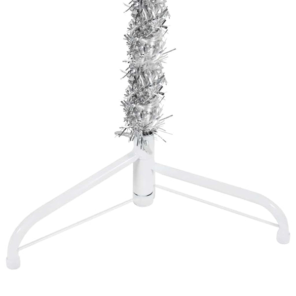Halb Weihnachtsbaum Silber 240cm