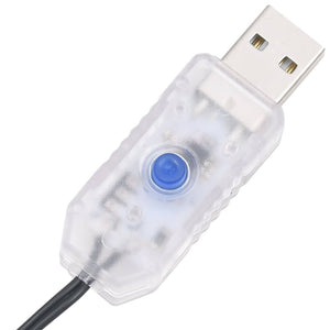 LED Lichterkette 400 LEDs Warmweiß 40m