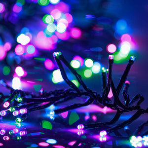 LED Lichterkette 1000 LEDs Pastell Mehrfarbig