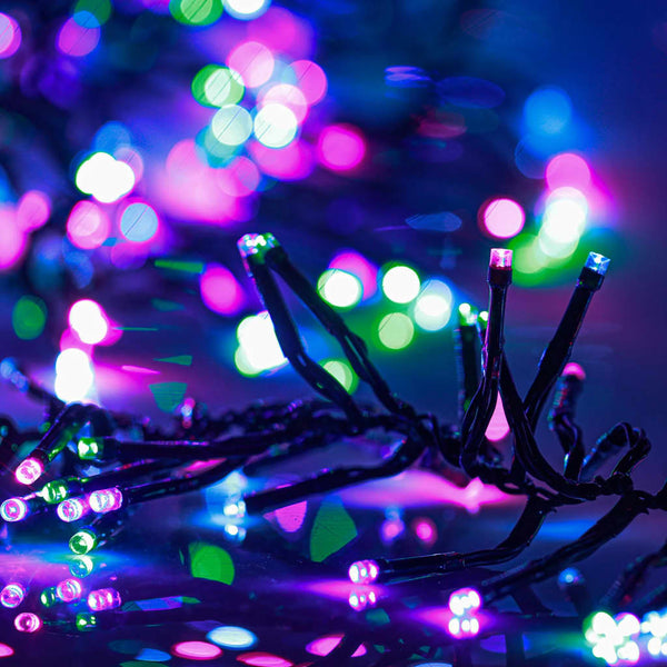 LED Lichterkette 1000 LEDs Pastell Mehrfarbig