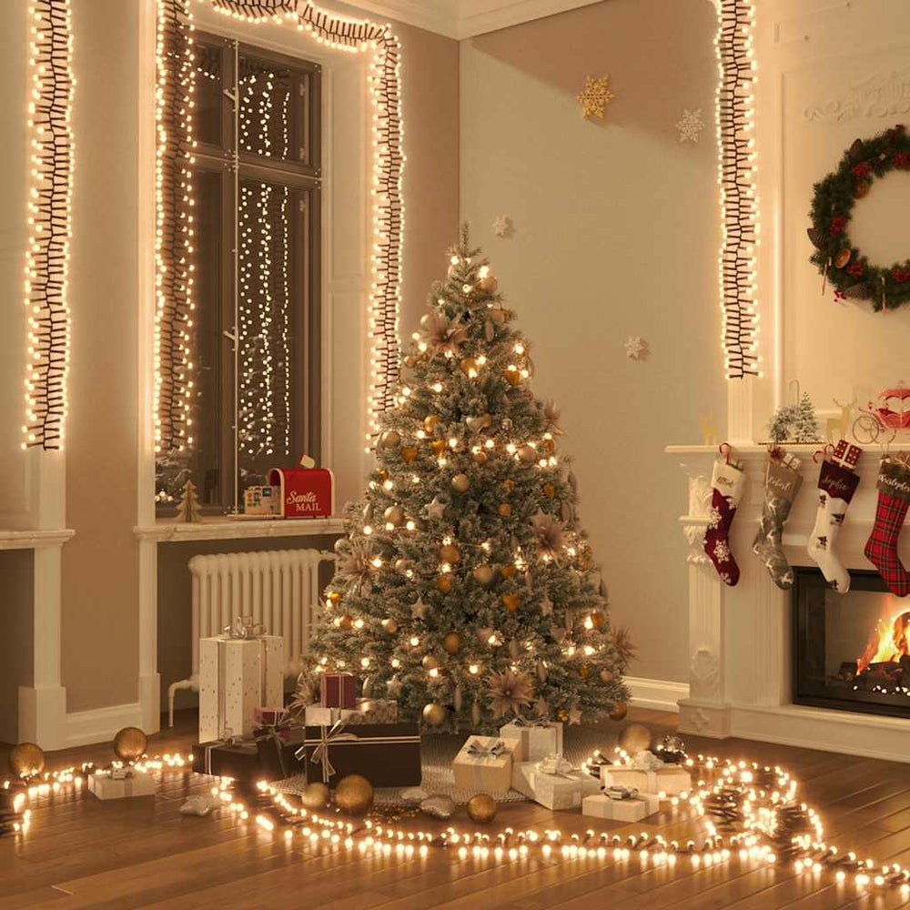 LED Lichterkette 2000 LEDs Warmweiß 17m