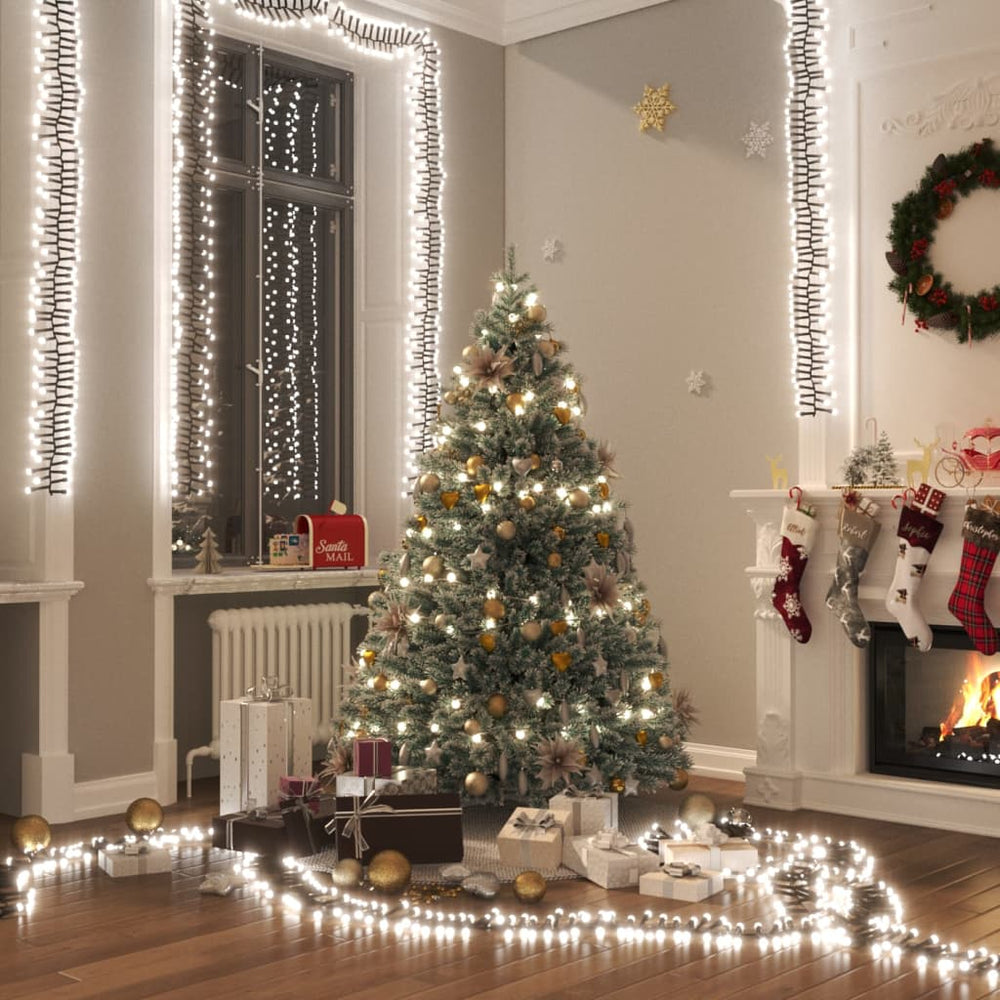 LED Lichterkette 2000 LEDs Kaltweiß