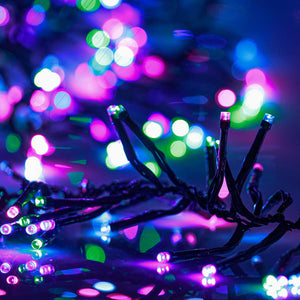 LED Lichterkette Pastell Mehrfarbig 23m