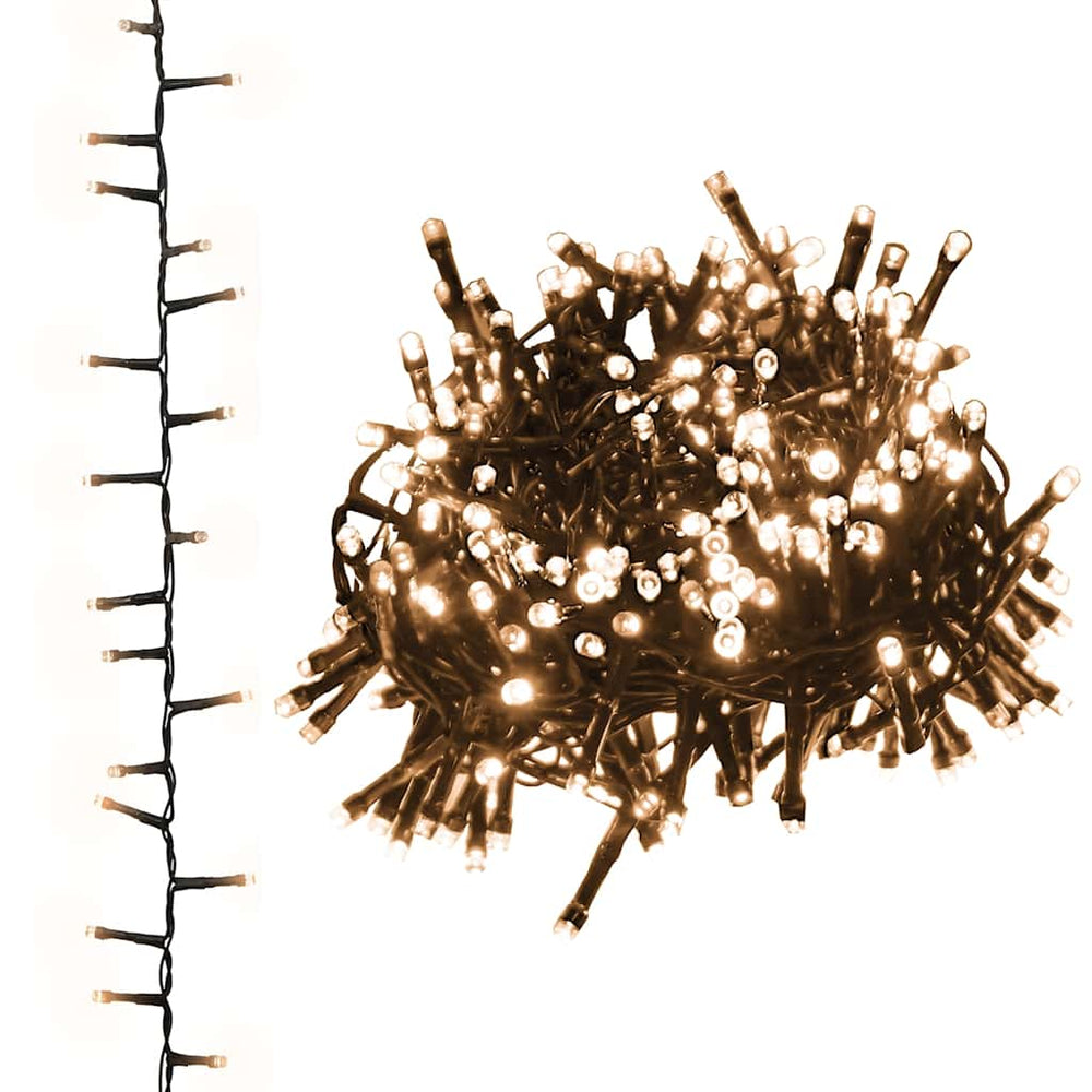 LED Lichterkette 400 LEDs Warmweiß 13m