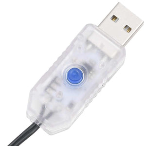 LED Lichterkette 400 LEDs Warmweiß 13m
